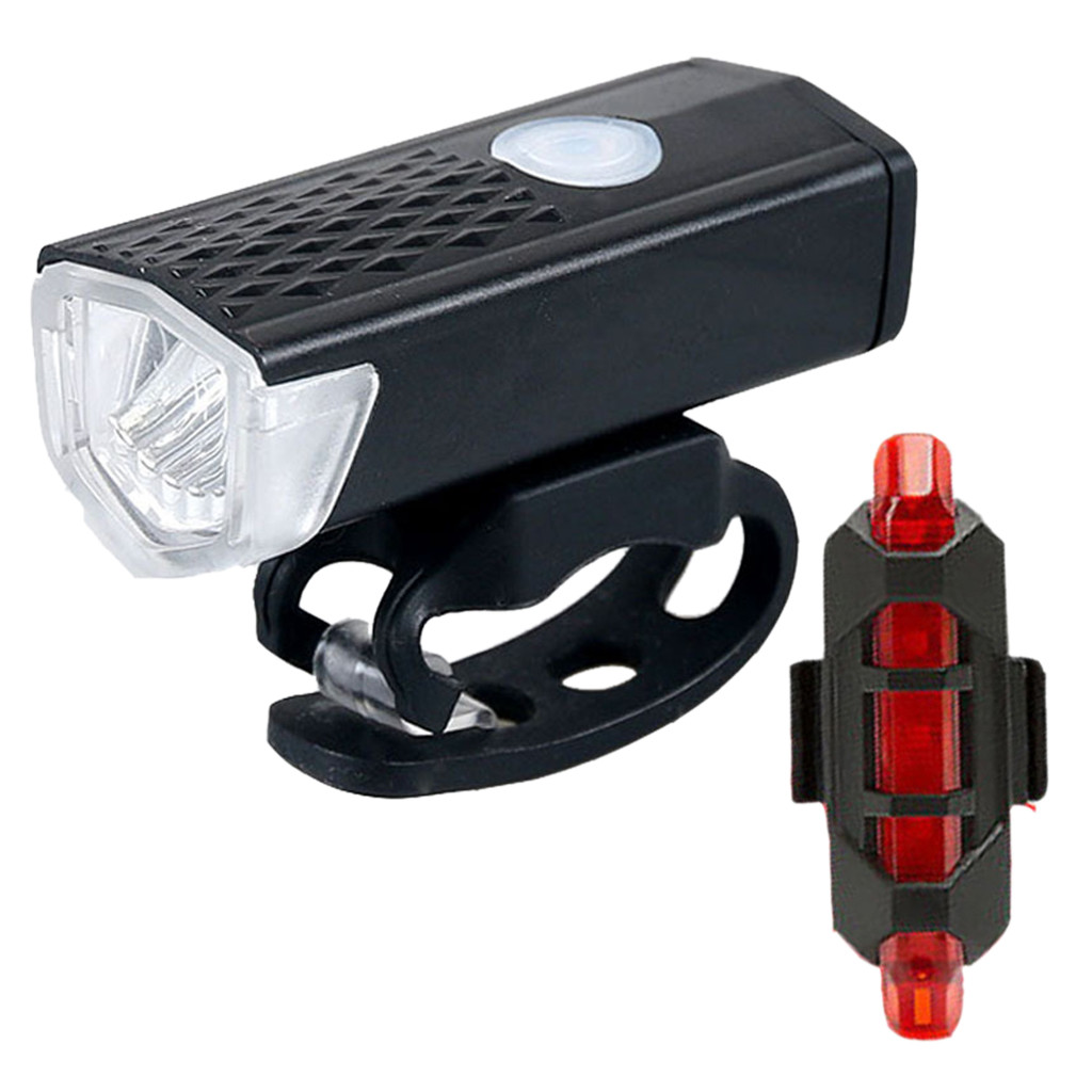 USB Rechargeable LED Bicycle Cycling Headlight Bike Head Light Front Lamp